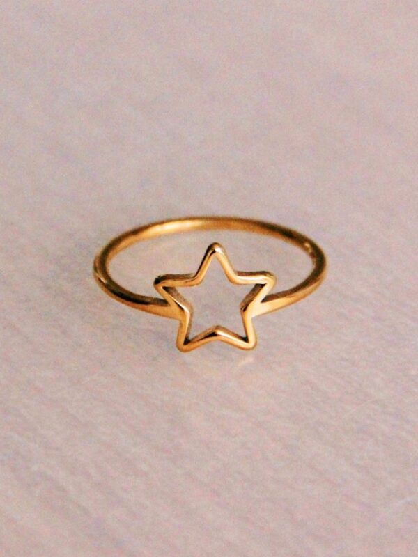 Ring met open ster