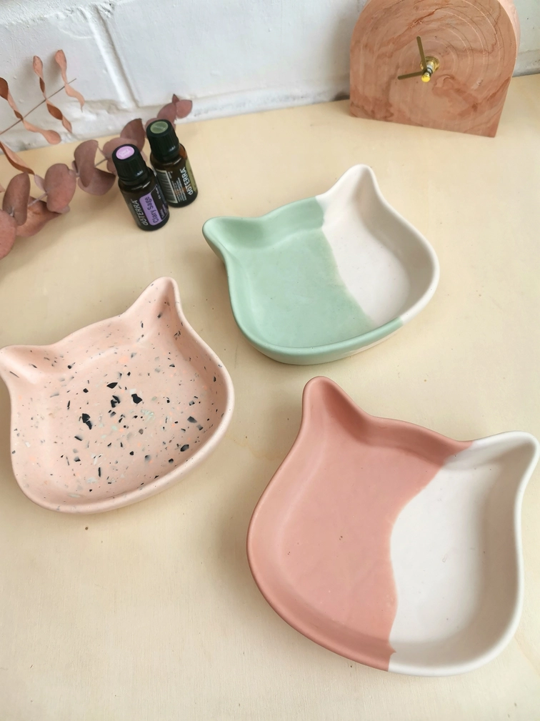 Cadeaubox zelf samenstellen: Handgemaakt schaaltje - Roze - Afbeelding 4