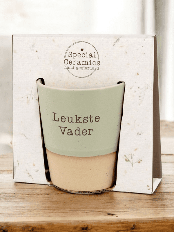 Cadeaubox zelf samenstellen: Mok 'Leukste vader'